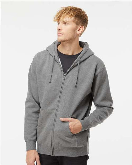 Independent Trading Co. Unisex Heavyweight Full-Zip Hooded Sweatshirt - Independent Trading Co. IND4000Z