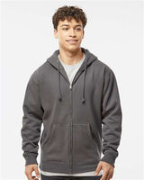 Independent Trading Co. IND4000Z Unisex Heavyweight Full-Zip Hooded Sweatshirt | Wholesale Heavyweight Zip Hoodie