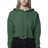 Royal Apparel 3118 Women's Fashion Fleece Crop Hoodie - 50/50 Pine