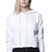Royal Apparel 3118 Women's Fashion Fleece Crop Hoodie - White