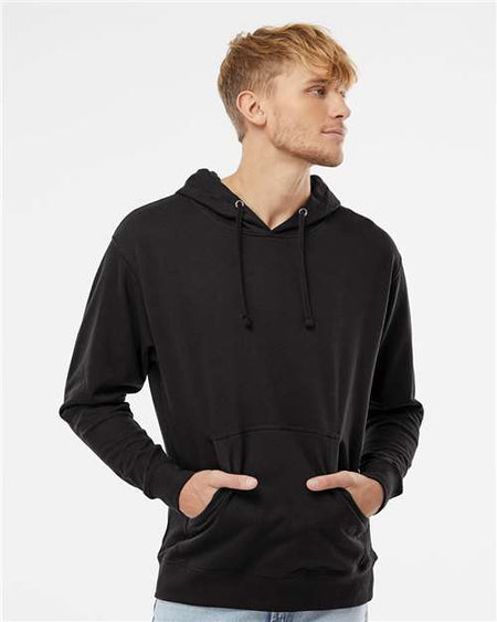 Independent Trading Co. Midweight Hooded Sweatshirt - Black - Independent Trading Co. SS4500 Independent Trading Co.