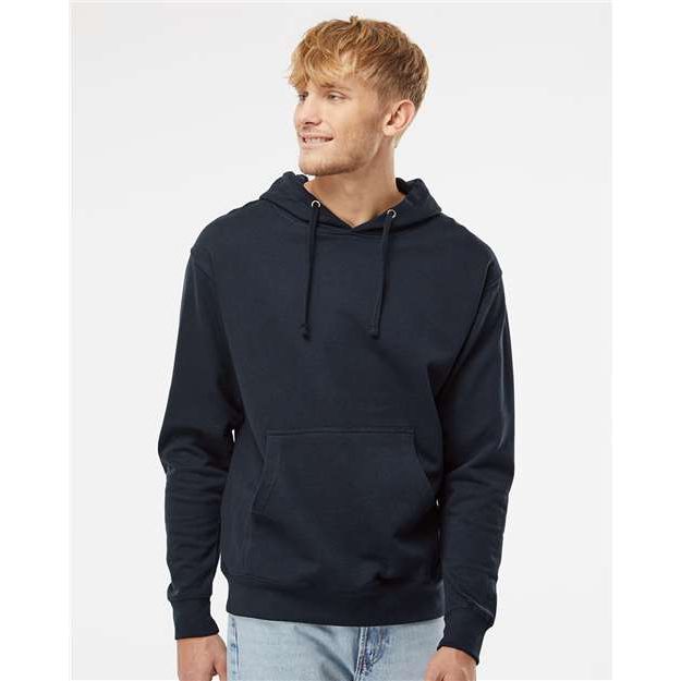 Independent Trading Co. Midweight Hooded Sweatshirt - Classic Navy - Independent Trading Co. SS4500 Independent Trading Co. Classic Navy XS