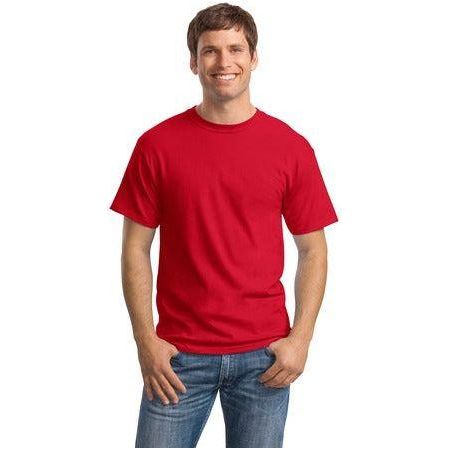 Mens ComfortSoft Heavyweight 100% Cotton T-Shirt Joe's USA Small Deep Red