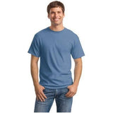 Mens ComfortSoft Heavyweight 100% Cotton T-Shirt Joe's USA Small Denim Blue