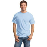 Mens ComfortSoft Heavyweight 100% Cotton T-Shirt Joe's USA Small Light Blue