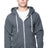 Royal Apparel 3150 Unisex Fashion Fleece Zip Hoodie - Asphalt