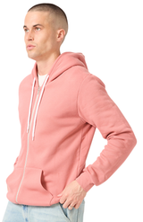 Royal Apparel 3150 Unisex Fashion Fleece Zip Hoodie - Desert Rose