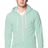 Royal Apparel 3150 Unisex Fashion Fleece Zip Hoodie - Heather Pistachio