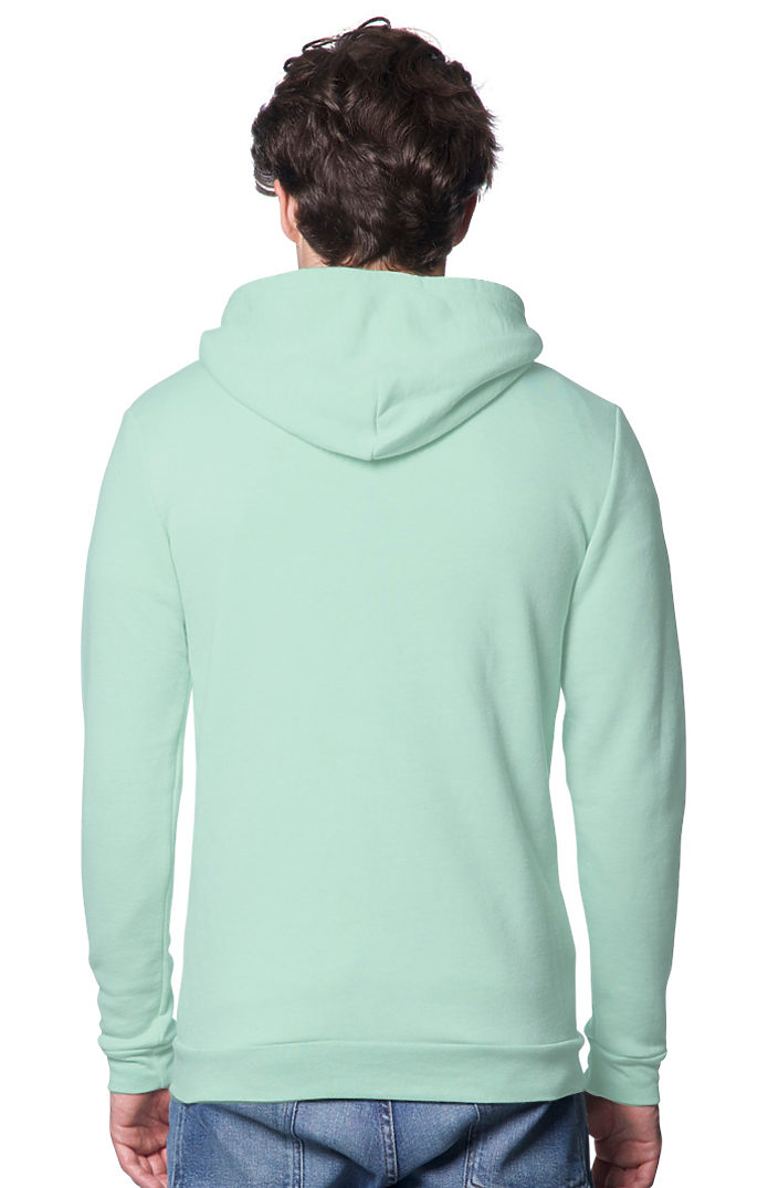 Royal Apparel 3150 Unisex Fashion Fleece Zip Hoodie - Heather Pistachio