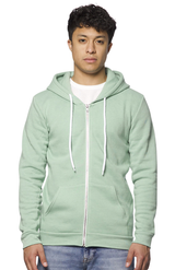 Royal Apparel 3150 Unisex Fashion Fleece Zip Hoodie - Heather Sage