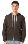 Royal Apparel 3150 Unisex Fashion Fleece Zip Hoodie - Heather Smoke