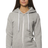 Royal Apparel 3150 Unisex Fashion Fleece Zip Hoodie - Heather Grey