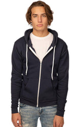 Royal Apparel 3150 Unisex Fashion Fleece Zip Hoodie - Navy