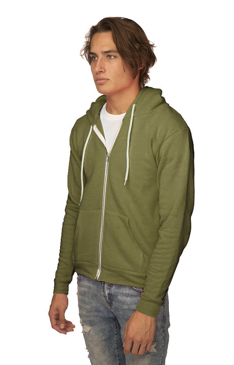 Royal Apparel 3150 Unisex Fashion Fleece Zip Hoodie - Olive Drab