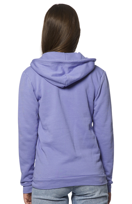 Royal Apparel 3150 Unisex Fashion Fleece Zip Hoodie - Periwinkle