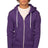 Royal Apparel 3150 Unisex Fashion Fleece Zip Hoodie - Purple