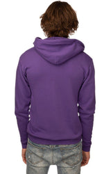 Royal Apparel 3150 Unisex Fashion Fleece Zip Hoodie - Purple