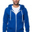 Royal Apparel 3150 Unisex Fashion Fleece Zip Hoodie - Royal