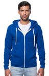 Royal Apparel 3150 Unisex Fashion Fleece Zip Hoodie - Royal