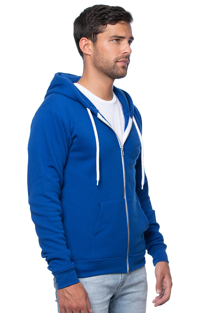Royal Apparel 3150 Unisex Fashion Fleece Zip Hoodie - Royal