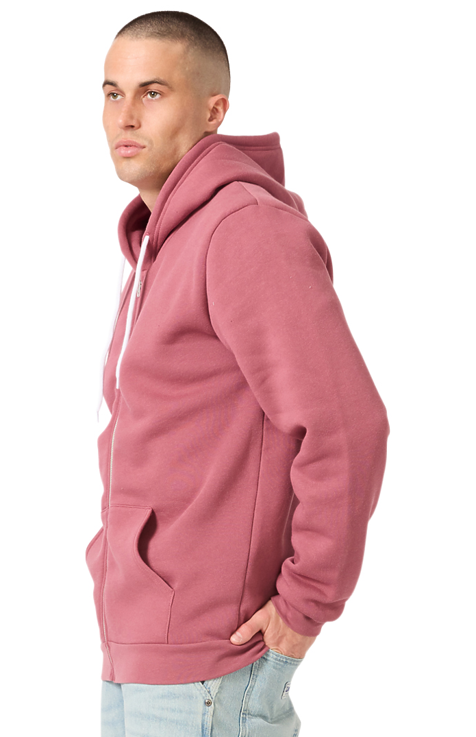 Royal Apparel 3150 Unisex Fashion Fleece Zip Hoodie - Wine
