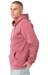 Royal Apparel 3150 Unisex Fashion Fleece Zip Hoodie - Wine