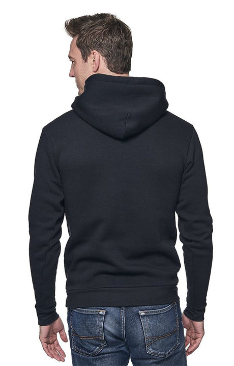Royal Apparel 3155 Unisex Fashion Fleece Pullover Hoodie - Black