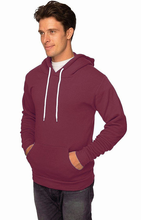 Royal Apparel 3155 Unisex Fashion Fleece Pullover Hoodie - Burgundy