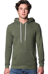 Royal Apparel 3155 Unisex Fashion Fleece Pullover Hoodie - Heather Army