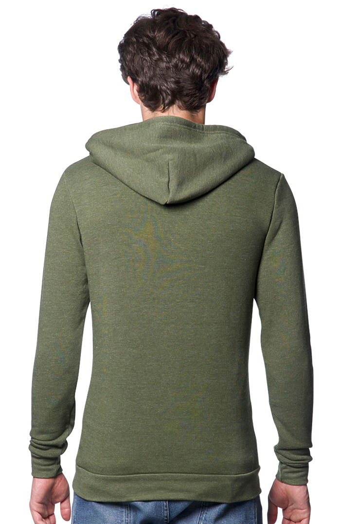Royal Apparel 3155 Unisex Fashion Fleece Pullover Hoodie - Heather Army