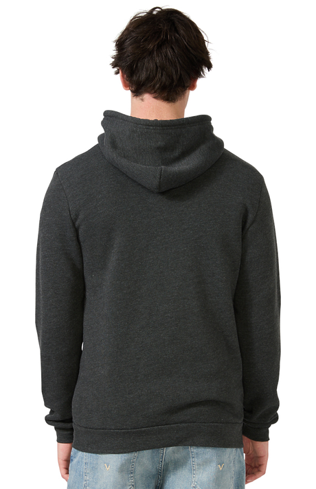 Royal Apparel 3155 Unisex Fashion Fleece Pullover Hoodie - Heather Dark Grey