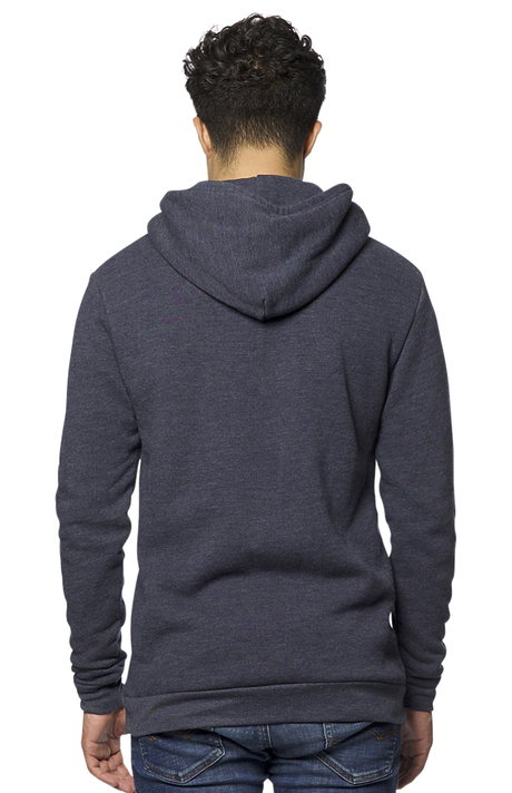 Royal Apparel 3155 Unisex Fashion Fleece Pullover Hoodie - Heather Indigo