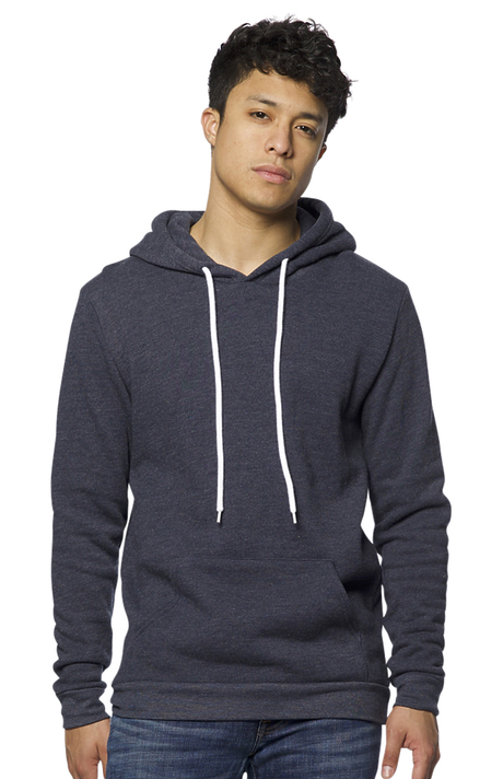Royal Apparel 3155 Unisex Fashion Fleece Pullover Hoodie - Heather Indigo