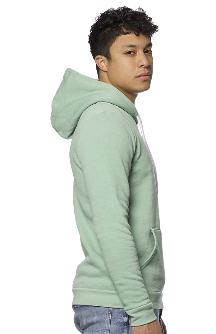 Royal Apparel 3155 Unisex Fashion Fleece Pullover Hoodie - Heather Sage