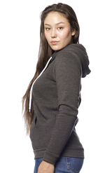 Royal Apparel 3155 Unisex Fashion Fleece Pullover Hoodie - Heather Smoke
