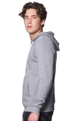 Royal Apparel 3155 Unisex Fashion Fleece Pullover Hoodie - Heather Grey