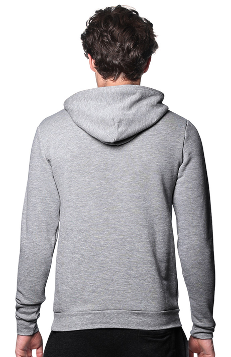 Royal Apparel 3155 Unisex Fashion Fleece Pullover Hoodie - Heather Grey
