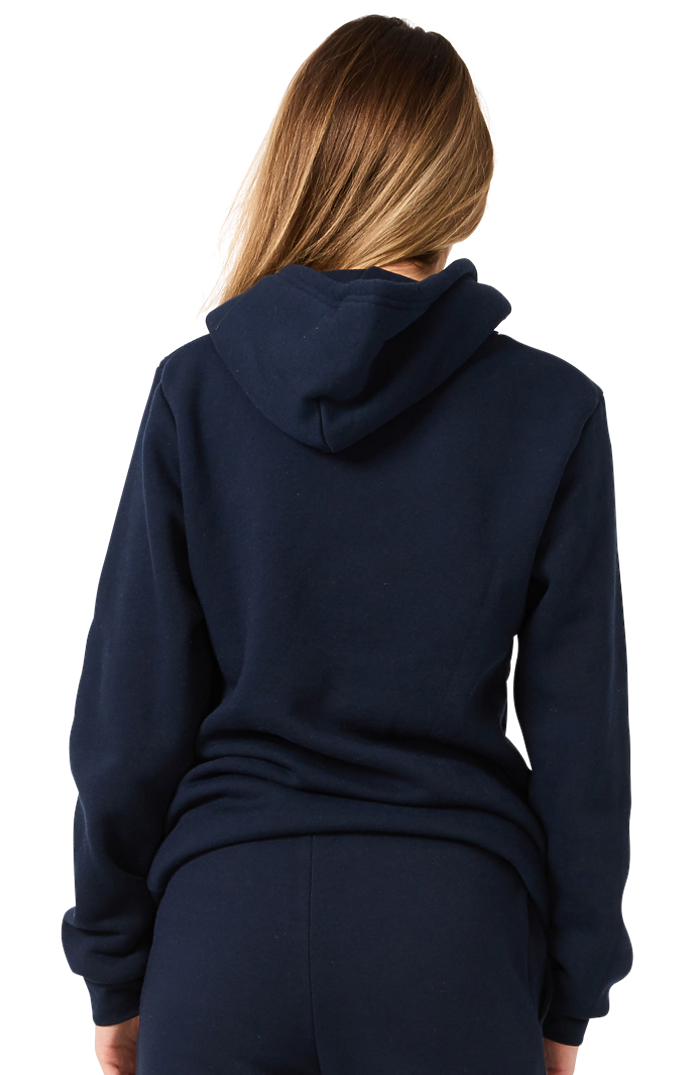 Royal Apparel 3155 Unisex Fashion Fleece Pullover Hoodie - Navy