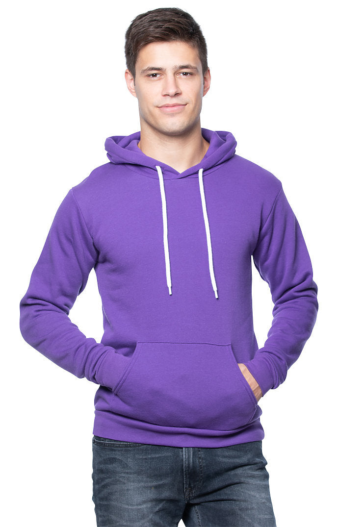 Royal Apparel 3155 Unisex Fashion Fleece Pullover Hoodie - Purple