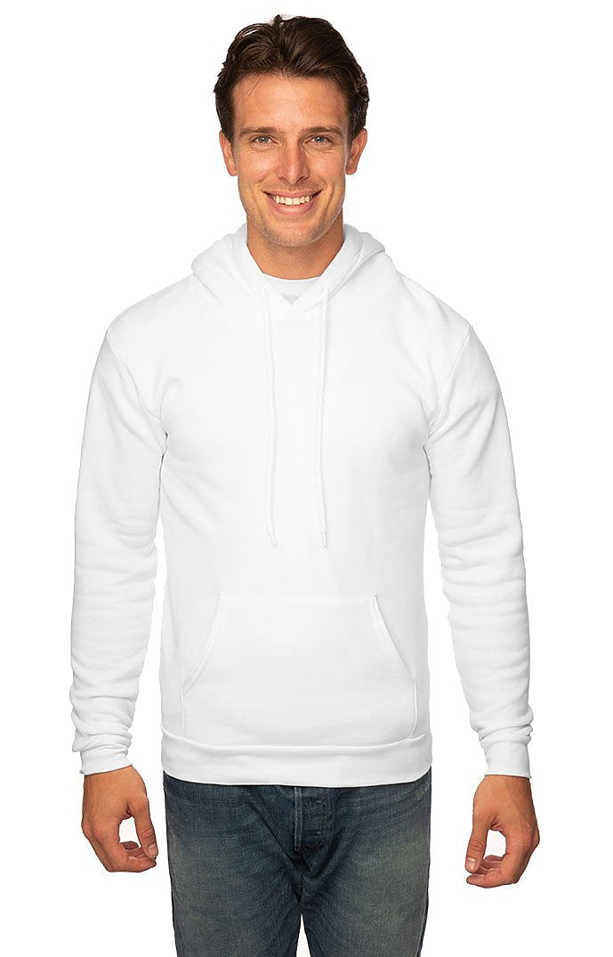 Royal Apparel 3155 Unisex Fashion Fleece Pullover Hoodie - White