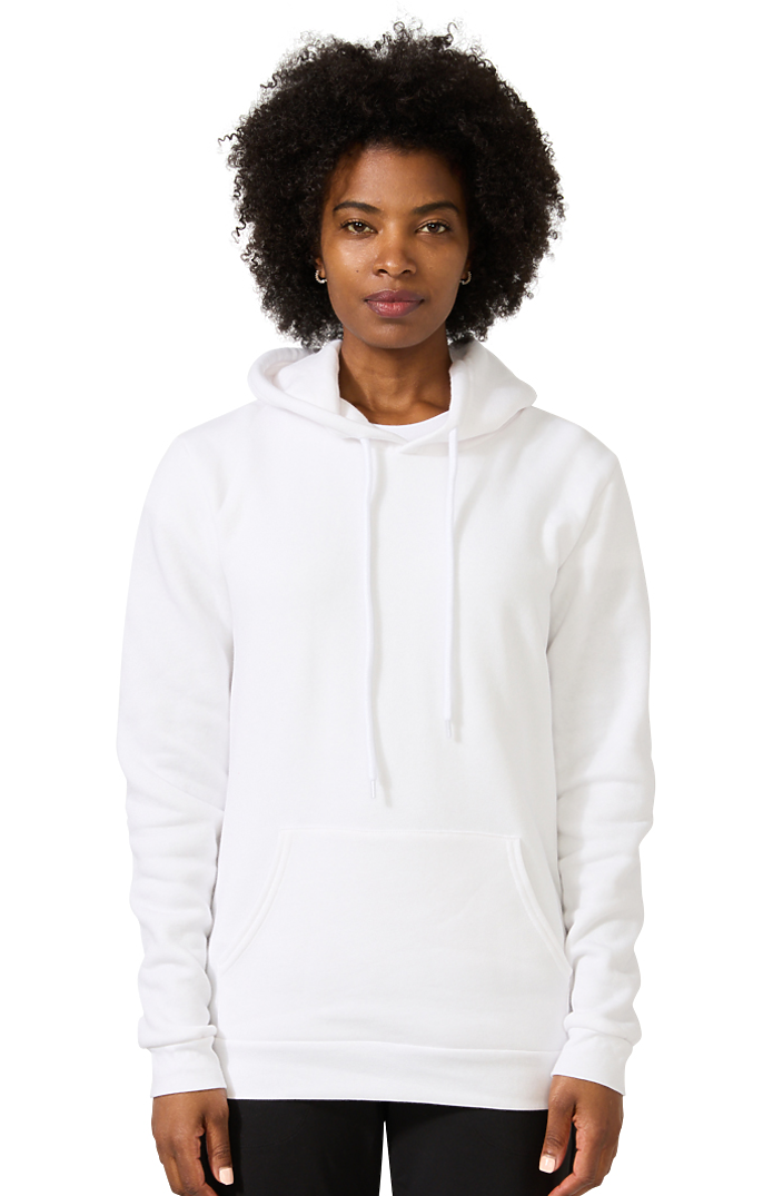 Royal Apparel 3155 Unisex Fashion Fleece Pullover Hoodie - White