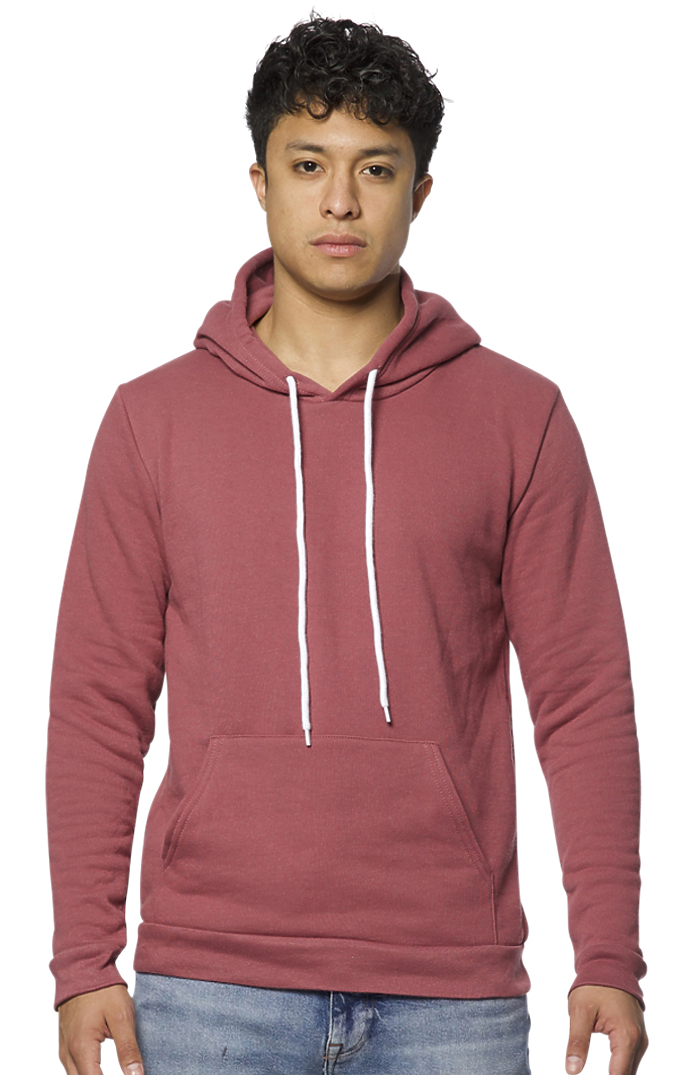 Royal Apparel 3155 Unisex Fashion Fleece Pullover Hoodie - Wine
