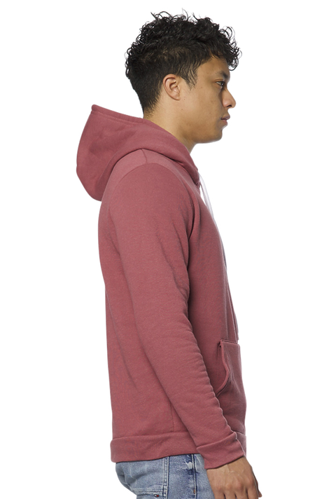 Royal Apparel 3155 Unisex Fashion Fleece Pullover Hoodie - Wine