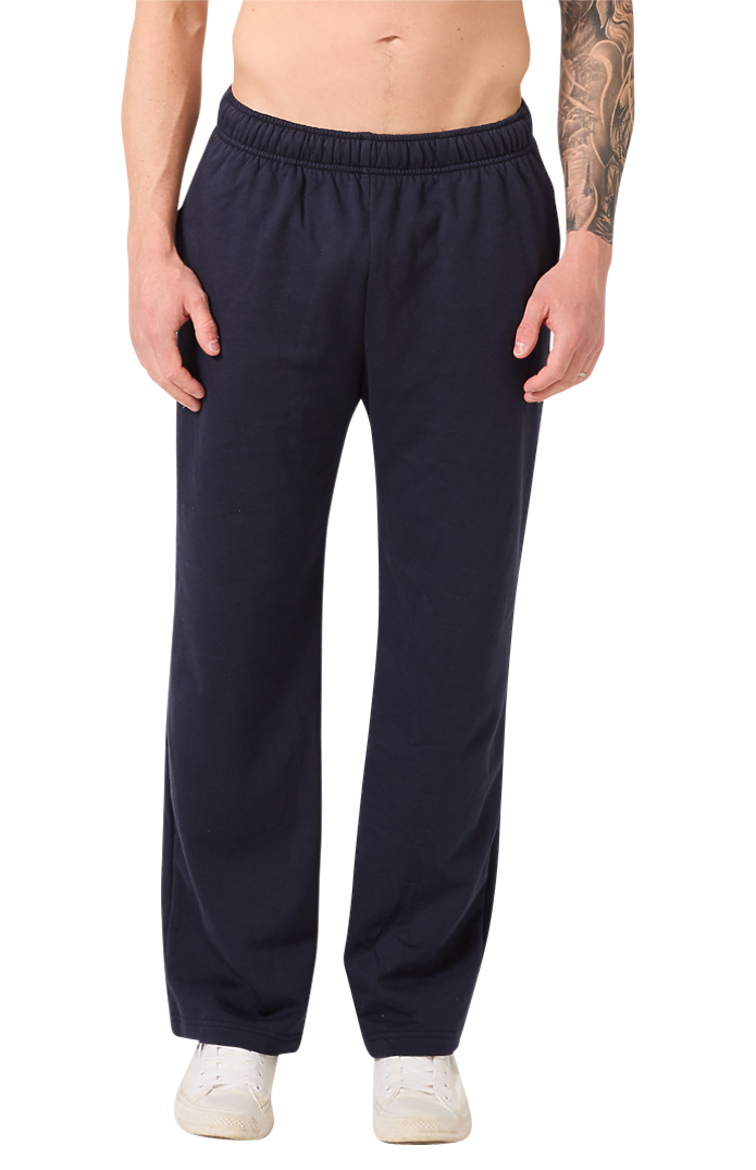 Royal Apparel 3156 Unisex Fashion Fleece Straight Leg Sweatpant - Navy