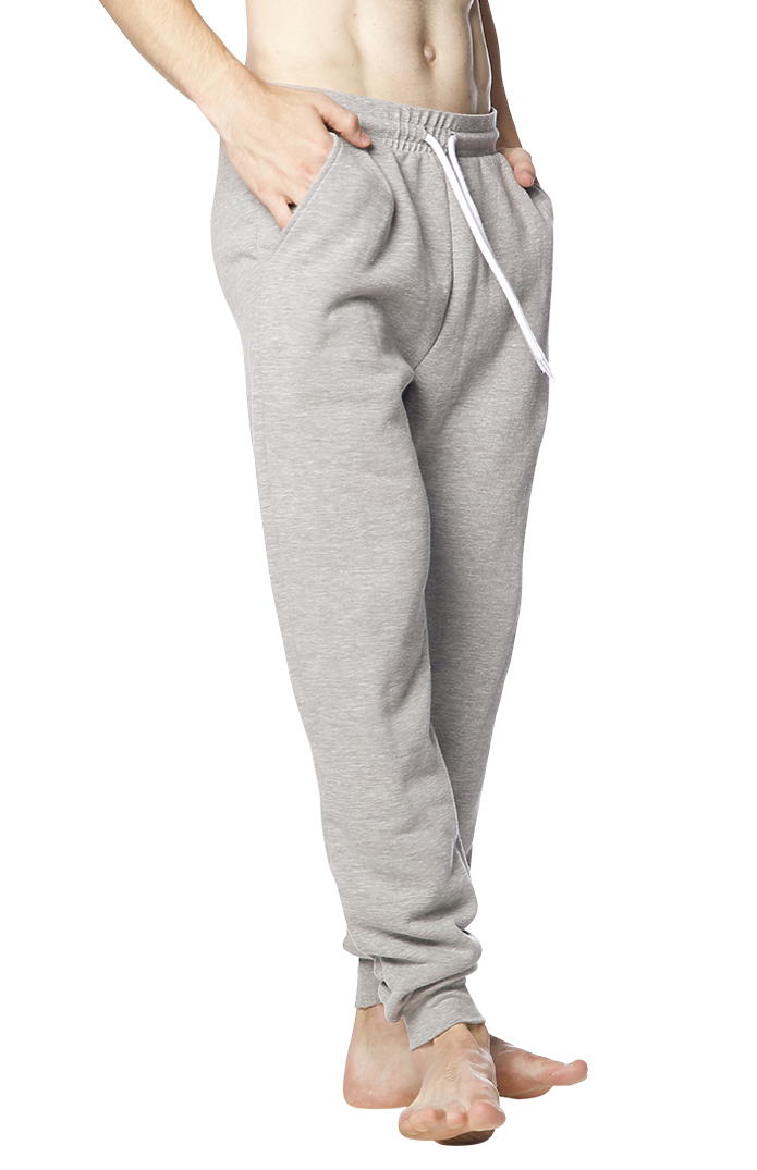 Royal Apparel 3157 Unisex Fashion Fleece Jogger Sweatpant - Heather Grey