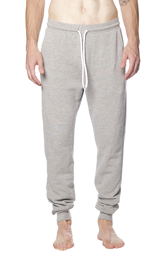 Royal Apparel 3157 Unisex Fashion Fleece Jogger Sweatpant - Heather Grey