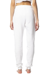 Royal Apparel 3157 Unisex Fashion Fleece Jogger Sweatpant - White