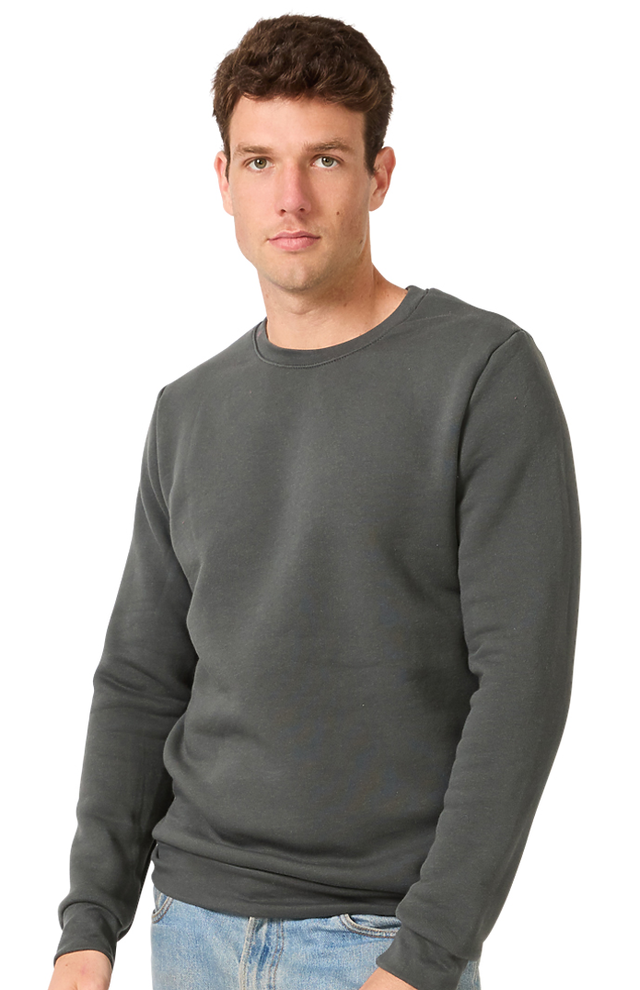 Royal Apparel 3159 Unisex Fashion Fleece Crew Sweatshirt - Asphalt