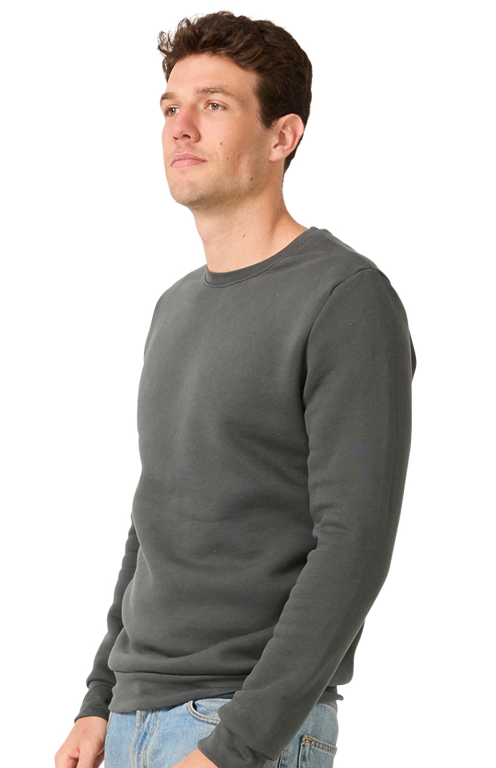 Royal Apparel 3159 Unisex Fashion Fleece Crew Sweatshirt - Asphalt