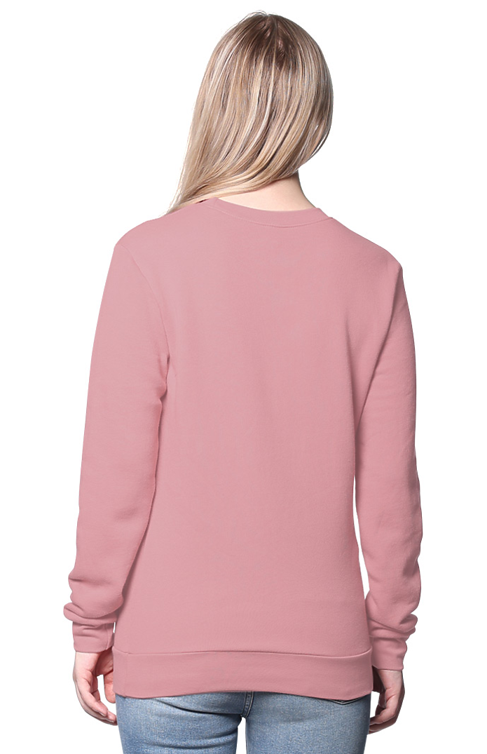 Royal Apparel 3159 Unisex Fashion Fleece Crew Sweatshirt - Desert Rose